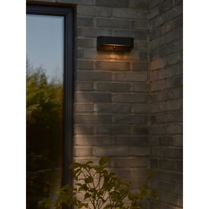 Nordlux - Lampada solare a LED con sensore MARCELLIO LED/5W/5V IP54 2200 mAh nera