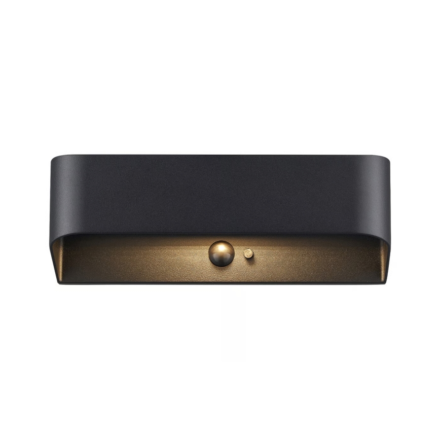 Nordlux - Lampada solare a LED con sensore MARCELLIO LED/5W/5V IP54 2200 mAh nera