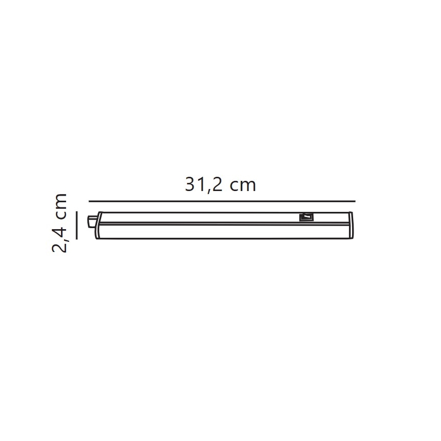 Nordlux - Lampada LED dimmerabile sottopensile LATONA LED/4W/230V 3000/4000K  31,2 cm