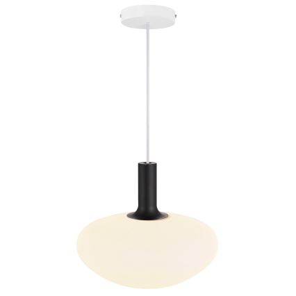 Nordlux - Lampadario a sospensione ALTON 1xE27/60W/230V bianco/nero/ottone