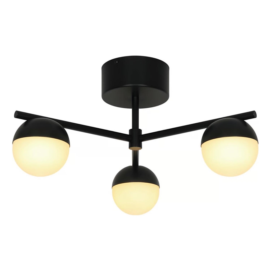 Nordlux - Lampadario a plafone CONTINA 3xG9/5W/230V nero