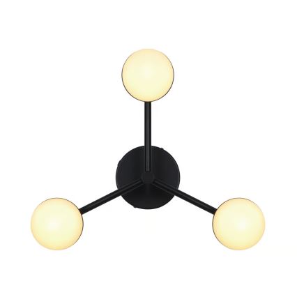 Nordlux - Lampadario a plafone CONTINA 3xG9/5W/230V nero
