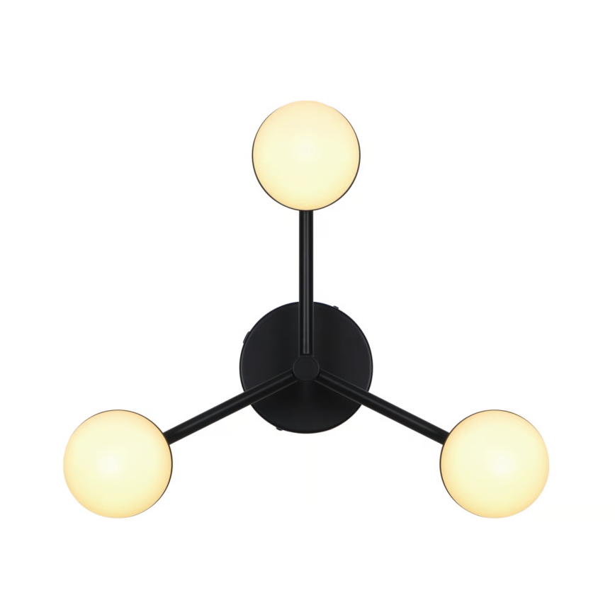 Nordlux - Lampadario a plafone CONTINA 3xG9/5W/230V nero