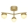 Nordlux - Lampadario a plafone CONTINA 3xG9/5W/230V ottone