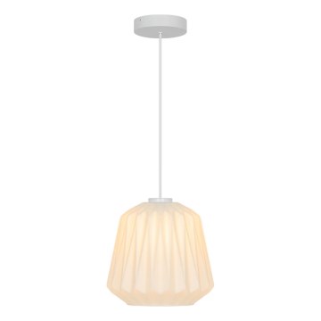 Nordlux - Lampadario a sospensione con cavo ELBIE 1xE27/15W/230V Ø 24 cm bianco