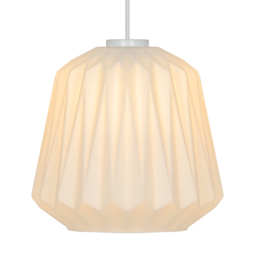 Nordlux - Lampadario a sospensione con cavo ELBIE 1xE27/15W/230V Ø 24 cm bianco