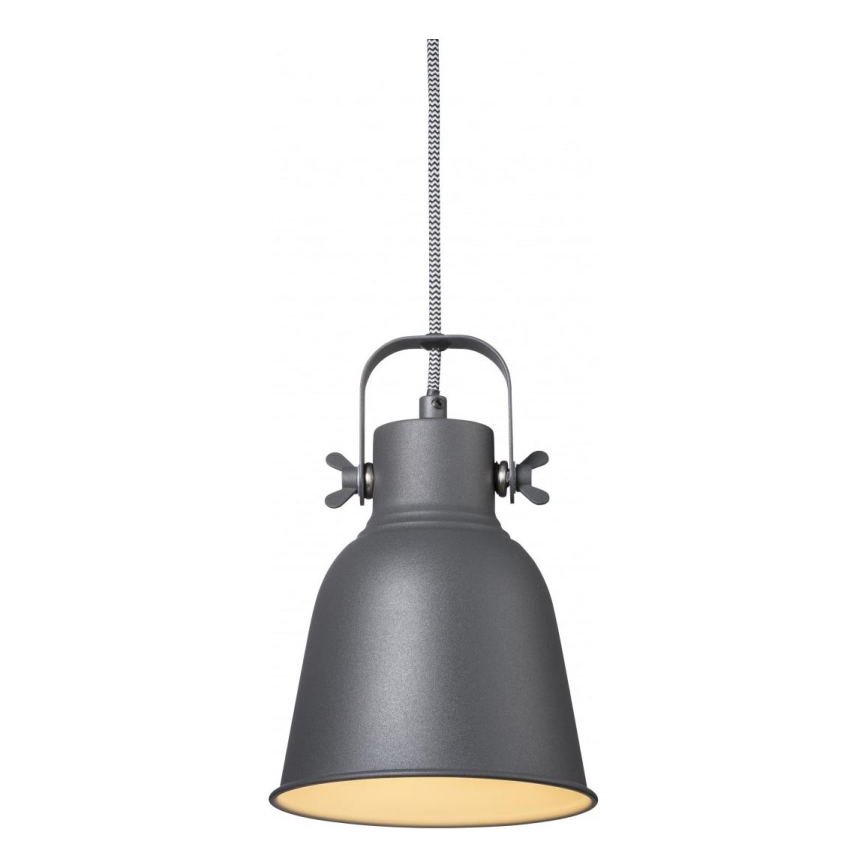 Nordlux - Lampadario a sospensione con filo ADRIAN 1xE27/25W/230V diametro 16 cm antracite