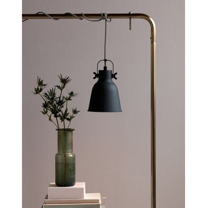 Nordlux - Lampadario a sospensione con filo ADRIAN 1xE27/25W/230V diametro 16 cm antracite