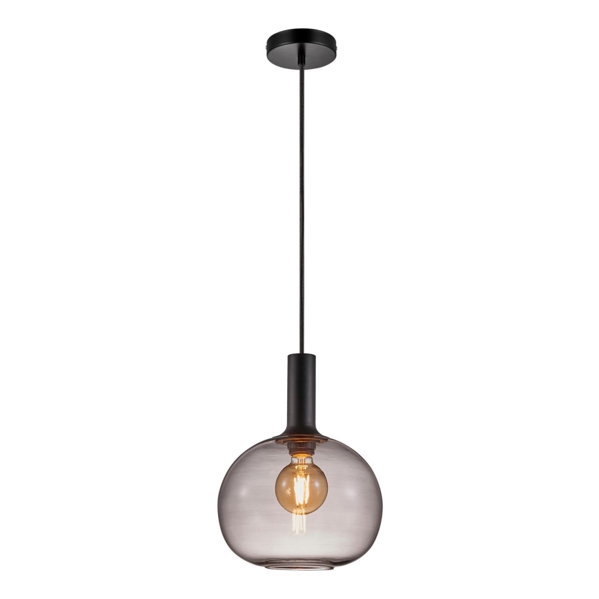Nordlux - Lampadario a sospensione con filo ALTON 1xE27/60W/230V nero