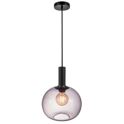 Nordlux - Lampadario a sospensione con filo ALTON 1xE27/60W/230V nero