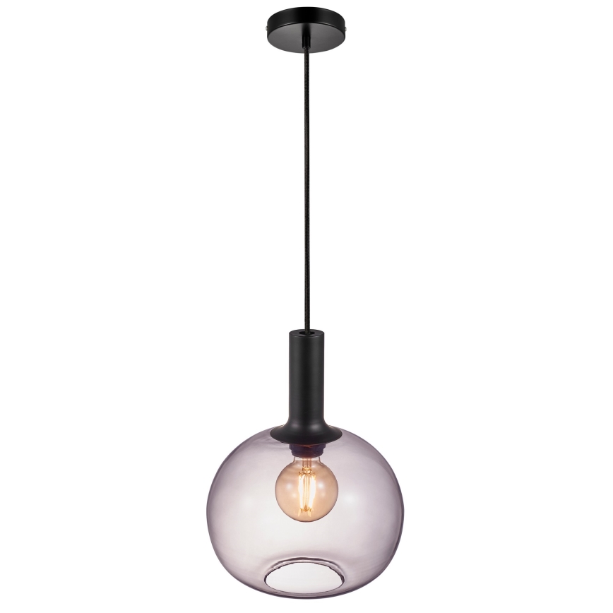 Nordlux - Lampadario a sospensione con filo ALTON 1xE27/60W/230V nero