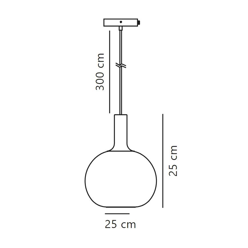 Nordlux - Lampadario a sospensione con filo ALTON 1xE27/60W/230V nero