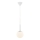 Nordlux - Lampadario a sospensione con filo CAFE 1xE27/15W/230V diametro 15 cm bianco