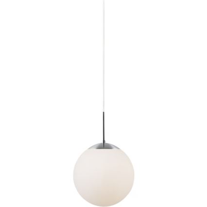 Nordlux - Lampadario a sospensione con filo CAFE 1xE27/15W/230V diametro 15 cm bianco