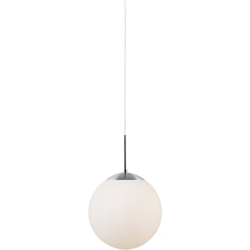 Nordlux - Lampadario a sospensione con filo CAFE 1xE27/15W/230V diametro 15 cm bianco