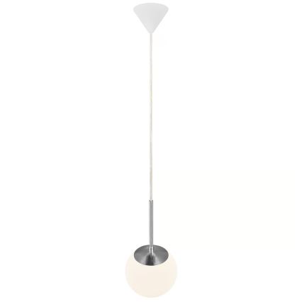 Nordlux - Lampadario a sospensione con filo CAFE 1xE27/15W/230V diametro 15 cm bianco