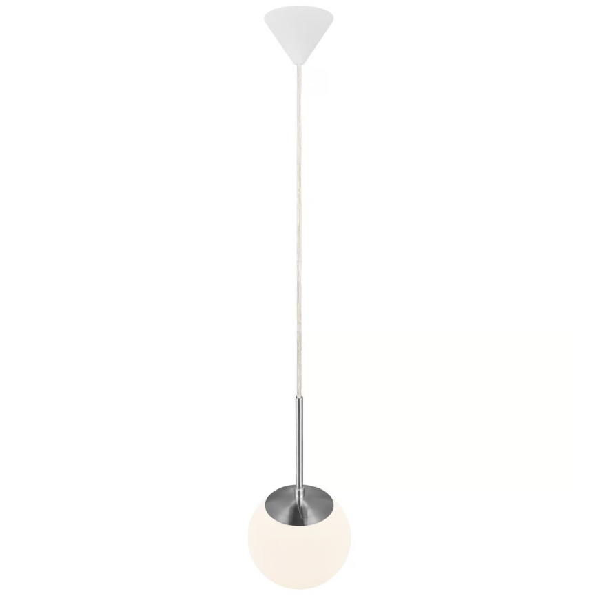 Nordlux - Lampadario a sospensione con filo CAFE 1xE27/15W/230V diametro 15 cm bianco