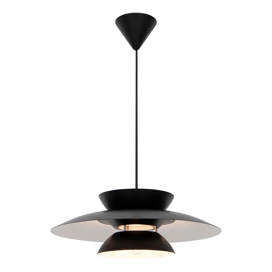 Nordlux - Lampadario a sospensione con filo CARMEN 1xE27/40W/230V nero