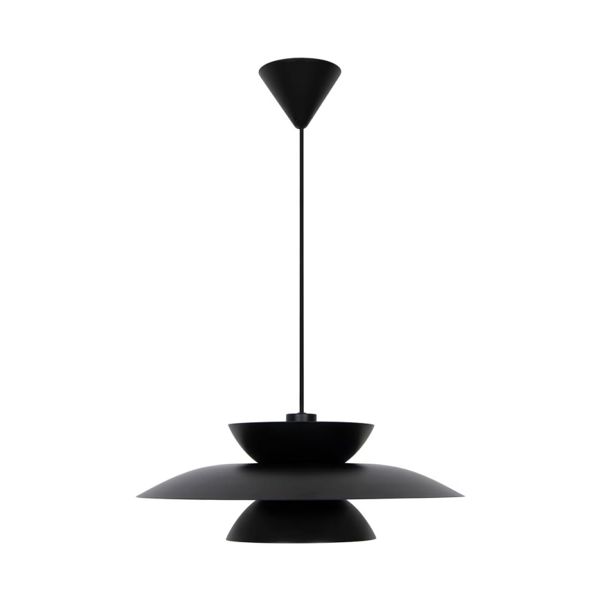 Nordlux - Lampadario a sospensione con filo CARMEN 1xE27/40W/230V nero