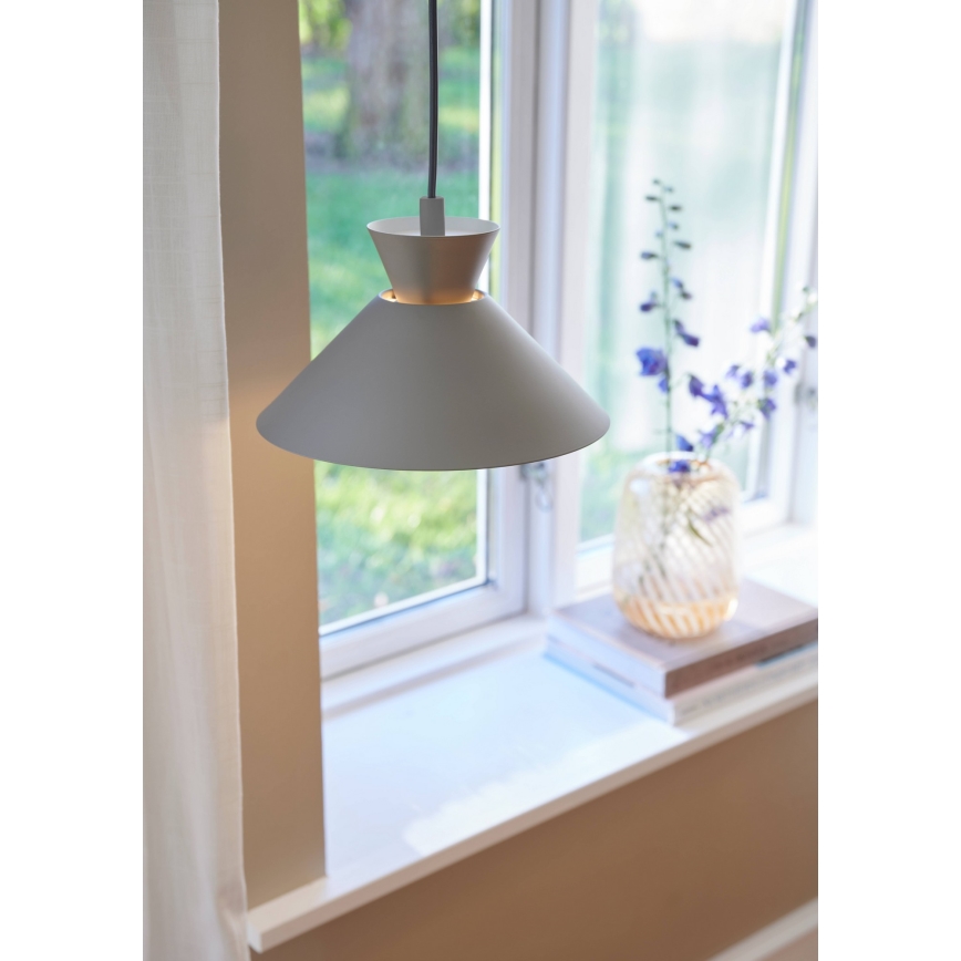 Nordlux - Lampadario a sospensione con filo DIAL 1xE27/40W/230V diametro 25 cm grigio