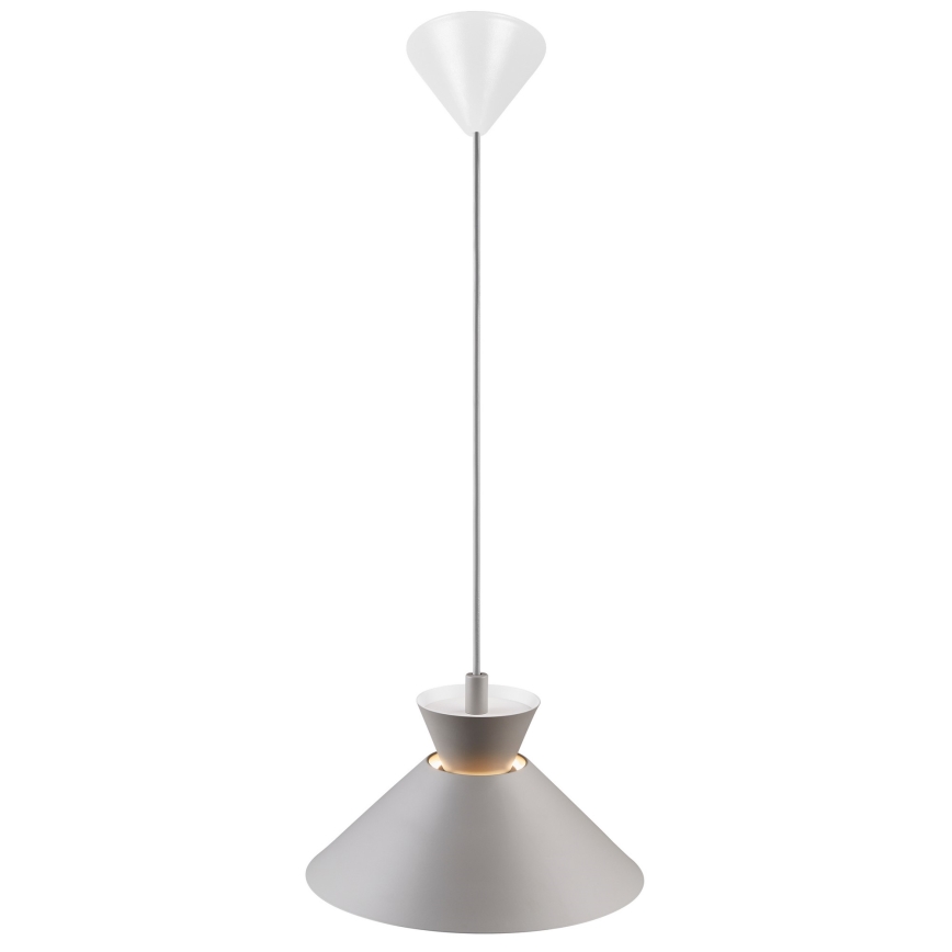 Nordlux - Lampadario a sospensione con filo DIAL 1xE27/40W/230V diametro 25 cm grigio