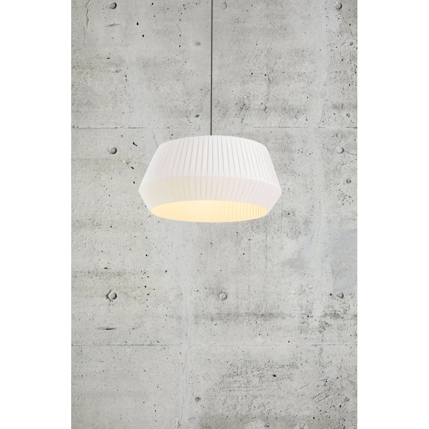 Nordlux - Lampadario a sospensione con filo DICTE 1xE27/60W/230V diametro 53 cm bianco