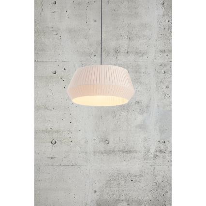Nordlux - Lampadario a sospensione con filo DICTE 1xE27/60W/230V pr.53 cm beige