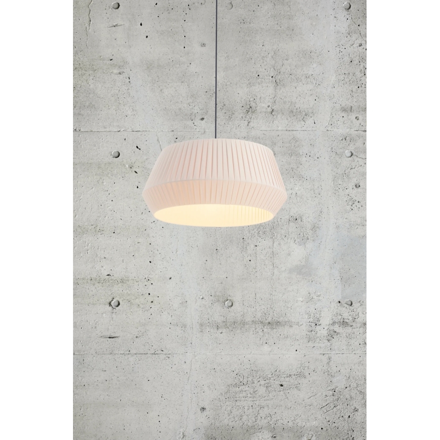 Nordlux - Lampadario a sospensione con filo DICTE 1xE27/60W/230V pr.53 cm beige