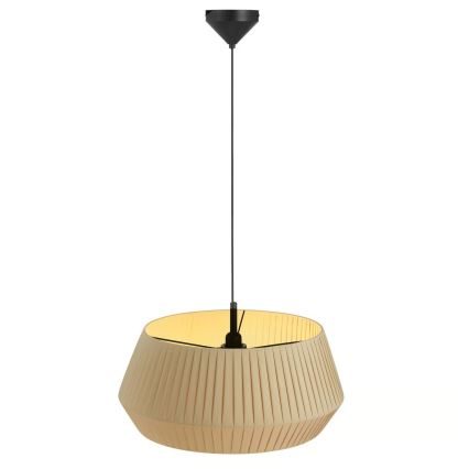 Nordlux - Lampadario a sospensione con filo DICTE 1xE27/60W/230V pr.53 cm beige