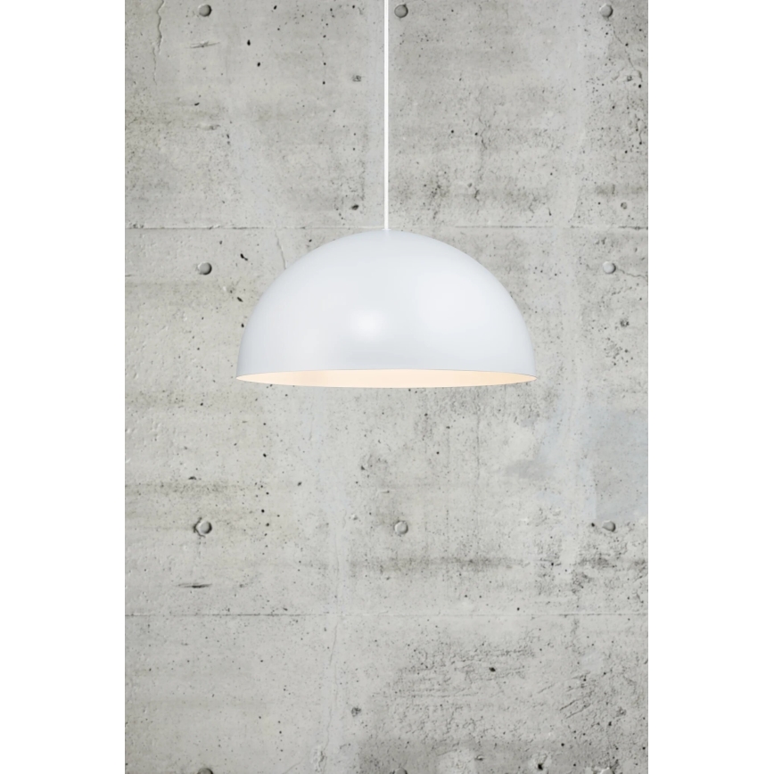 Nordlux - Lampadario a sospensione con filo ELLEN 1xE27/40W/230V diametro 40 cm bianco