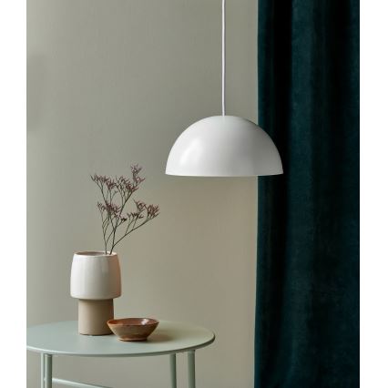 Nordlux - Lampadario a sospensione con filo ELLEN 1xE27/40W/230V diametro 30 cm bianco