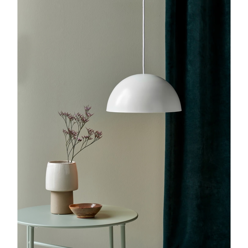 Nordlux - Lampadario a sospensione con filo ELLEN 1xE27/40W/230V diametro 30 cm bianco