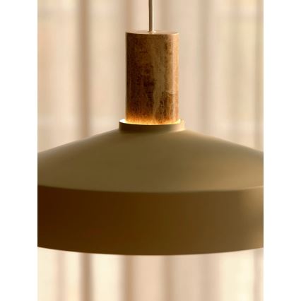 Nordlux - Lampadario a sospensione con filo ELVAS 1xE27/60W/230V diametro 37,5 cm beige