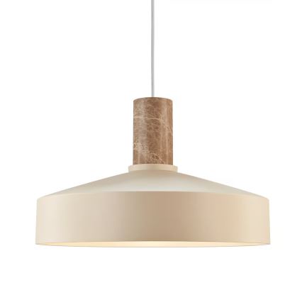 Nordlux - Lampadario a sospensione con filo ELVAS 1xE27/60W/230V diametro 37,5 cm beige