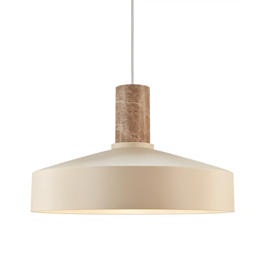 Nordlux - Lampadario a sospensione con filo ELVAS 1xE27/60W/230V diametro 37,5 cm beige