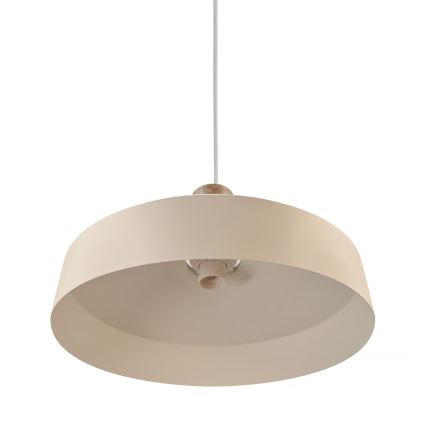 Nordlux - Lampadario a sospensione con filo ELVAS 1xE27/60W/230V diametro 37,5 cm beige