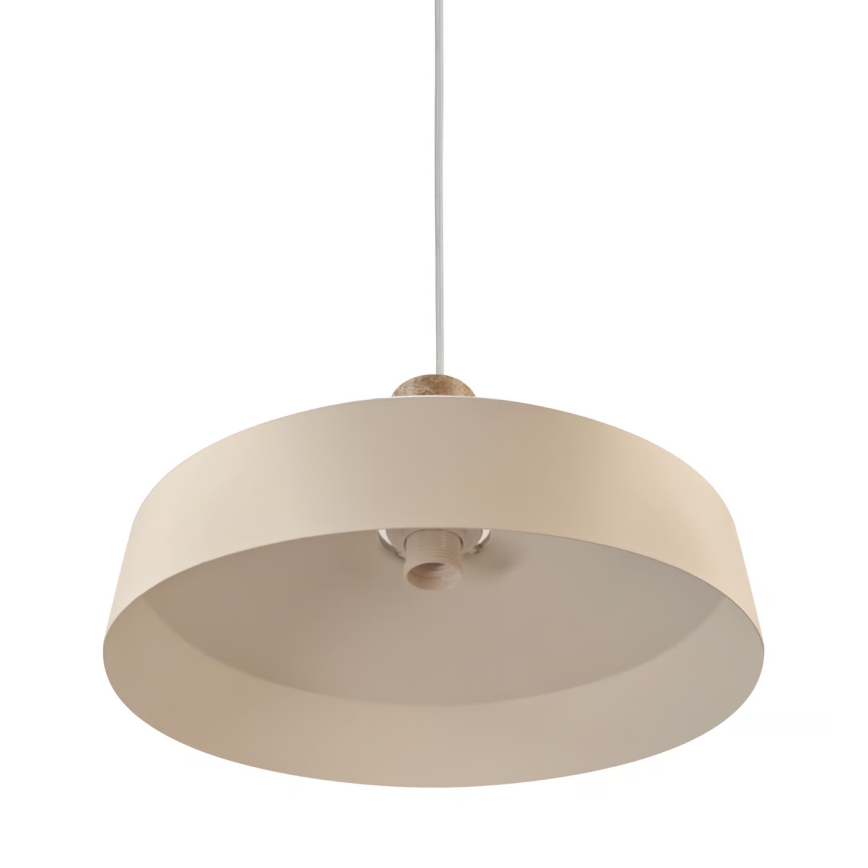Nordlux - Lampadario a sospensione con filo ELVAS 1xE27/60W/230V diametro 37,5 cm beige