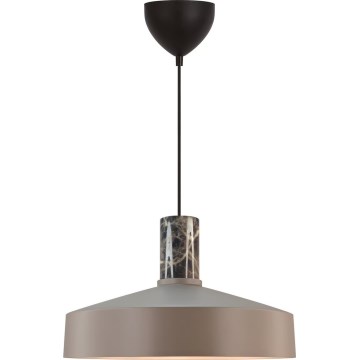 Nordlux - Lampadario a sospensione con filo ELVAS 1xE27/60W/230V diametro 37,5 cm marrone
