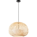Nordlux - Lampadario a sospensione con filo HISOKA 1xE27/40W/230V nero/bambù