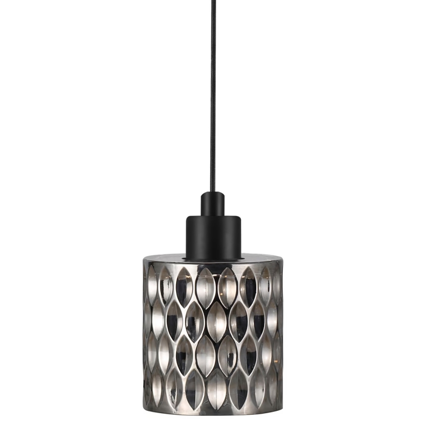 Nordlux - Lampadario a sospensione con filo HOLLYWOOD 1xE27/60W/230V diametro 10,8 cm fumé