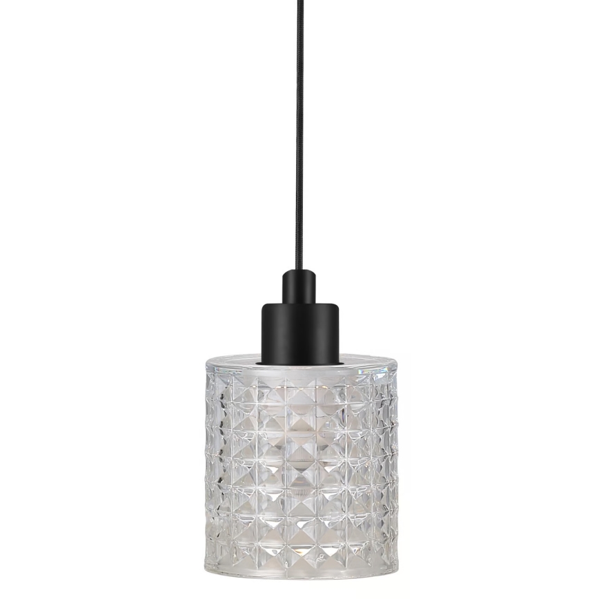 Nordlux - Lampadario a sospensione con filo HOLLYWOOD 1xE27/60W/230V diametro 10,8 cm limpido