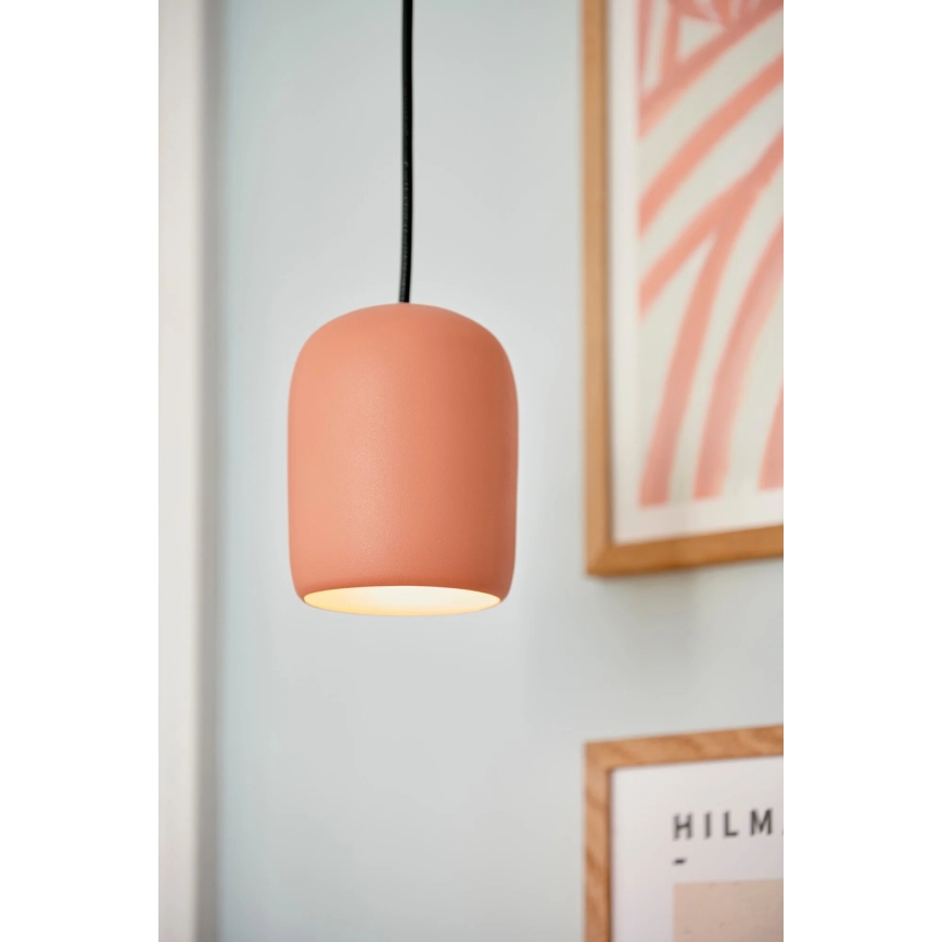 Nordlux - Lampadario a sospensione con filo NOTTI 1xE27/25W/230V diametro 12,5 cm arancione