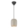 Nordlux - Lampadario a sospensione con filo NOTTI 1xE27/25W/230V grigio