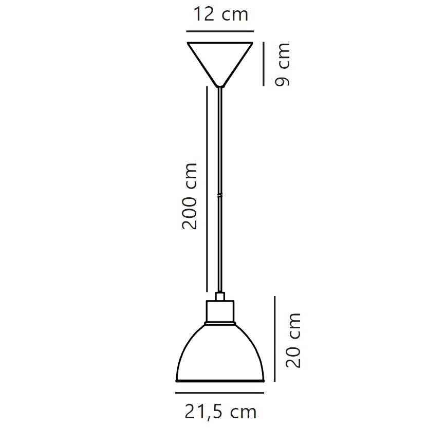 Nordlux - Lampadario a sospensione con filo POP 1xE27/40W/230V menta