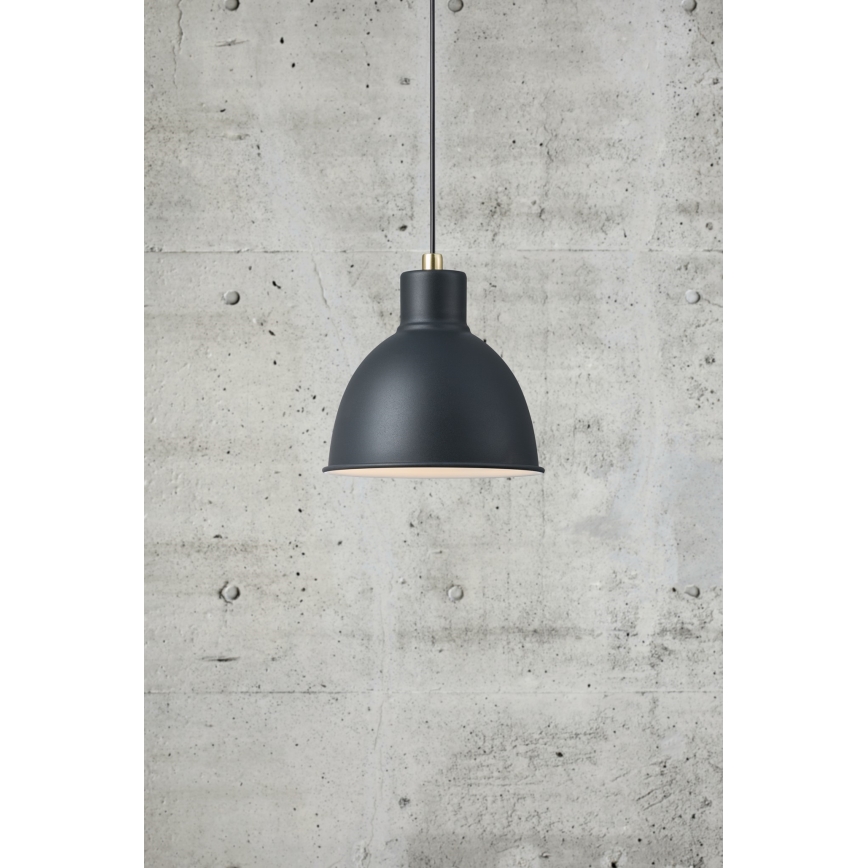 Nordlux - Lampadario a sospensione con filo POP 1xE27/60W/230V nero