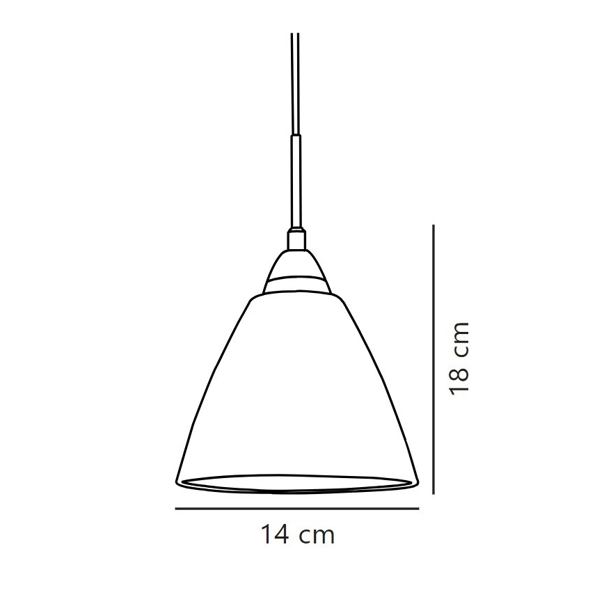 Nordlux - Lampadario a sospensione con filo READ 1xE14/40W/230V cromo lucido
