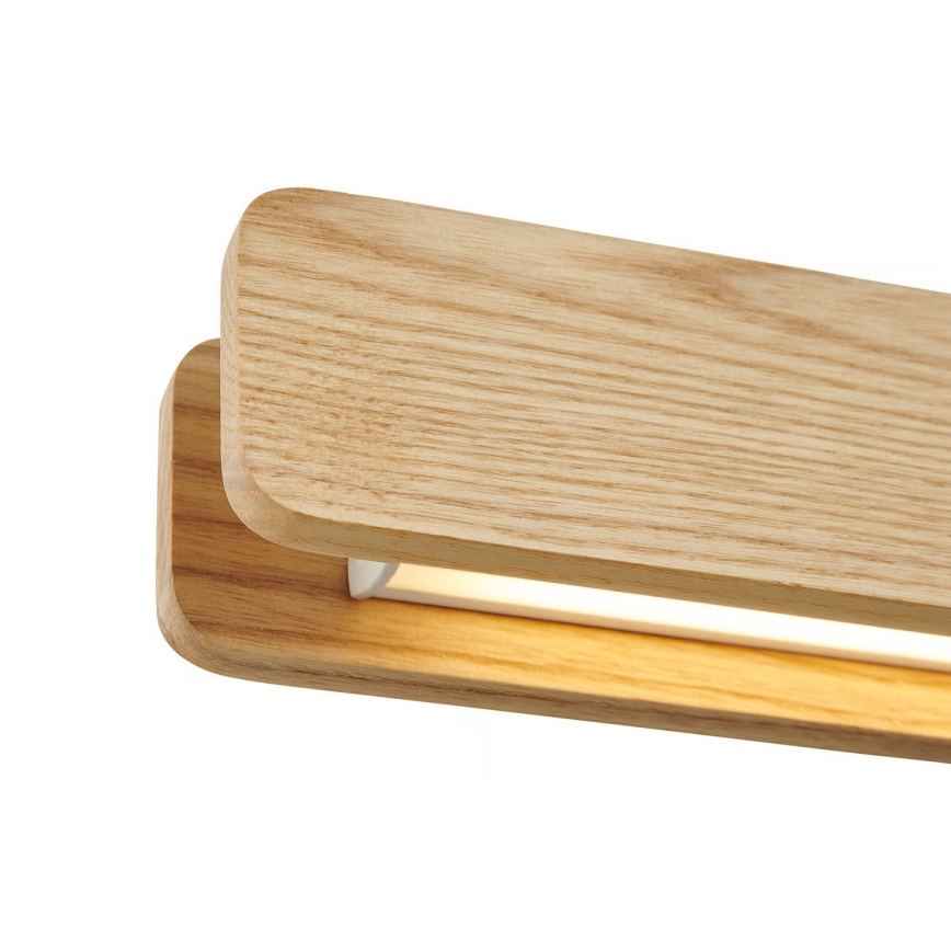 Nordlux - Lampada a sospensione LED dimmerabile su cavo ILGAS LED/47W/230V 3000K beige/bianco/frassino 115 cm