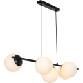 Nordlux - Lampadario a sospensione LILLY su cavo 5xE14/10W/230V nero