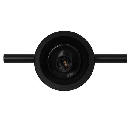 Nordlux - Lampadario a sospensione LILLY su cavo 5xE14/10W/230V nero