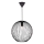 Nordlux - Lampadario a sospensione su cavo BERONI 1xE27/60W/230V nero